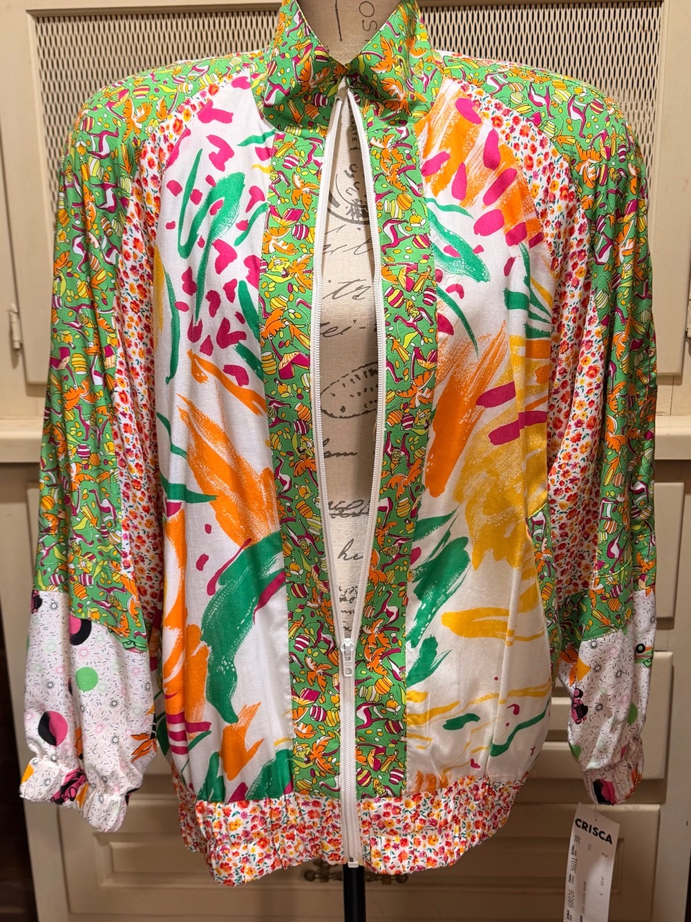 NWT Vintage Crisca Escada 3-Pc Set Jacket Blouse Pullover